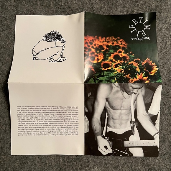 LIFETIME "Background" CD New Age Records 90s NJ Punk Rock - Picture 6 of 7